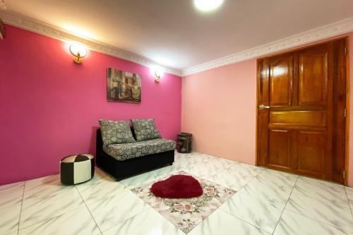 Posezení v ubytování Hotel O Pogimpaan Homestay