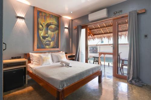 En eller flere senge i et værelse på Casa De Loren Family Room