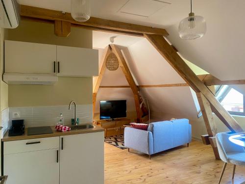 Appartement cosy 40 m2 CLIMATISATION - Parking gratuit - Lit Queen size