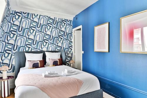 Photo de la galerie de l'établissement Appartement Paisible Centre de Paris - Bleu - IV, à Paris