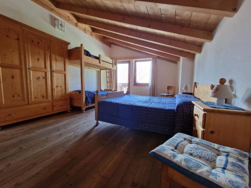 Ένα ή περισσότερα κρεβάτια σε δωμάτιο στο Casa Campetta