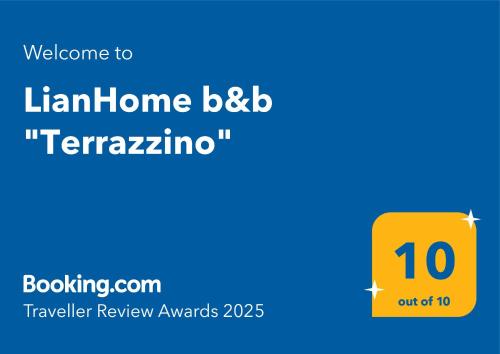 a yellow box with the number on it at LianHome b&b "Terrazzino" in Lucera