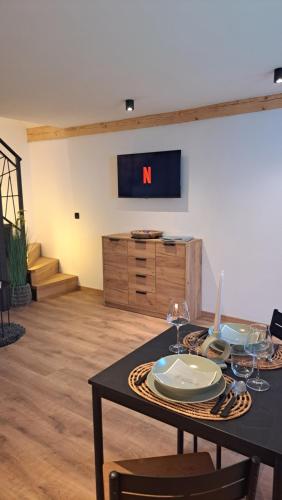 TV a/nebo společenská místnost v ubytování Naša hiša
