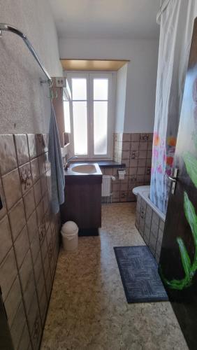 Koupelna v ubytování Haus Jakob II