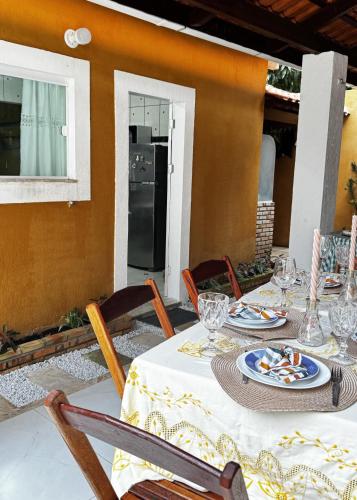 Αίθριο ή υπαίθριος χώρος στο Chalê da Lizi