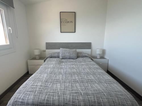 Postel nebo postele na pokoji v ubytování Ático Duplex Silgar