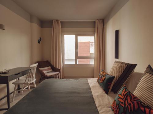 Hotel Atlante Sanxenxo Boutiqueにあるシーティングエリア