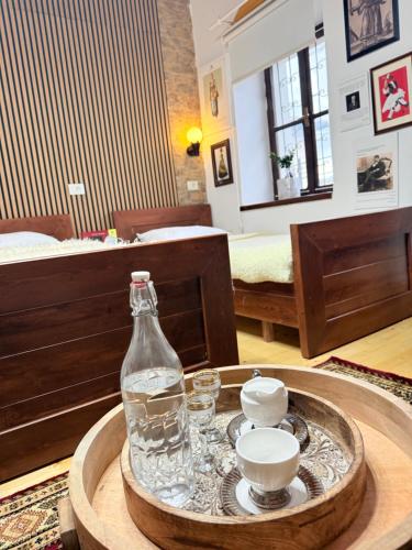 Old town Guesthouse Guriにあるベッド
