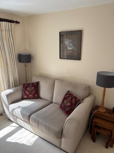 Area soggiorno di Central Stow Bakehouse Flat