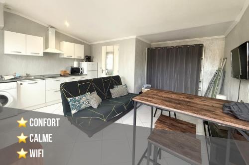 Fully equipped studio with garden