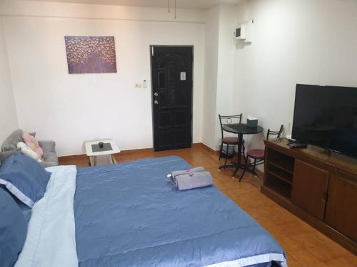 TV a/nebo společenská místnost v ubytování Monkey Apartment