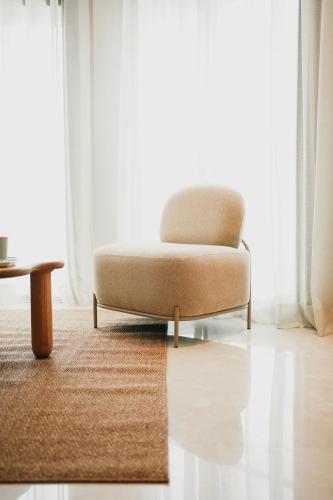 Appartement Pro et Cosy parfait pour séjour d'affairesにあるシーティングエリア