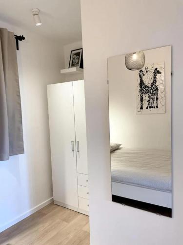 Ένα ή περισσότερα κρεβάτια σε δωμάτιο στο Tiny house palma