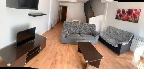 Χώρος καθιστικού στο APARTAMENTOS ANDORRA Teruel
