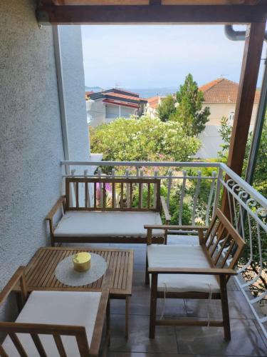 Balkón nebo terasa v ubytování Oleander Apartment 2 in Pakoštane