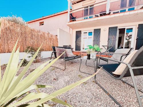 Appartement avec jardin privatif à 300m de la plage *2*