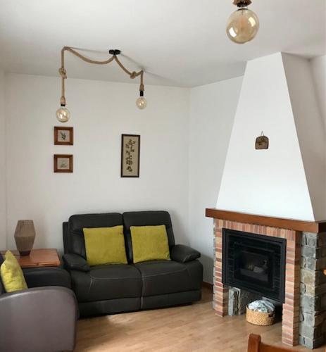 Χώρος καθιστικού στο Apartaments casa Macia rialp