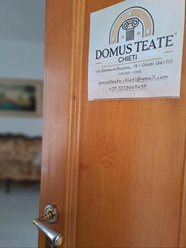 Certifikát, hodnocení, plakát nebo jiný dokument vystavený v ubytování DOMUS TEATE - Chieti