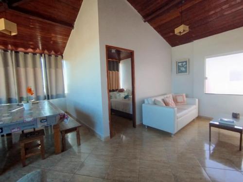 Katil atau katil-katil dalam bilik di Casa Privada em Búzios