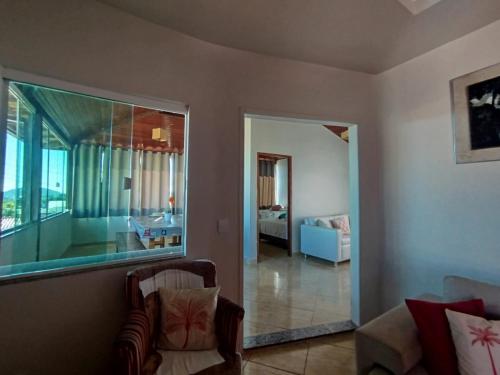 Katil atau katil-katil dalam bilik di Casa Privada em Búzios