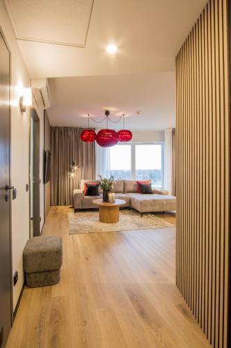 Skyline Central Apartment 14th Floorにあるベッド