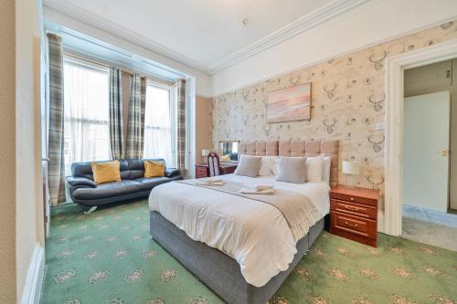 Ένα ή περισσότερα κρεβάτια σε δωμάτιο στο Bridlington Bay House