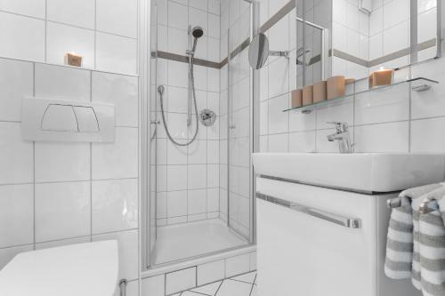 Koupelna v ubytování Haus Klaus Hope