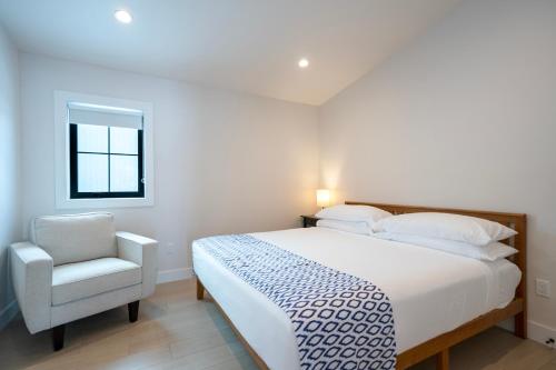 Postel nebo postele na pokoji v ubytování Jewel View Cottages Unit 1, 1BD1BA