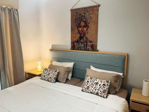 Posteľ alebo postele v izbe v ubytovaní Cozy apartment in centre of Heraklion