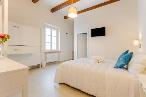 Postel nebo postele na pokoji v ubytování Relais Villa Rizzi