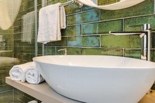 Koupelna v ubytování Relais Villa Rizzi