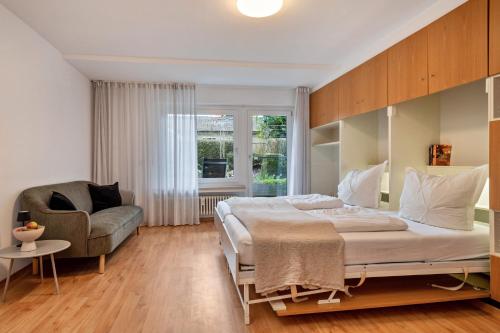 Katil atau katil-katil dalam bilik di Ferienwohnung am Bächler