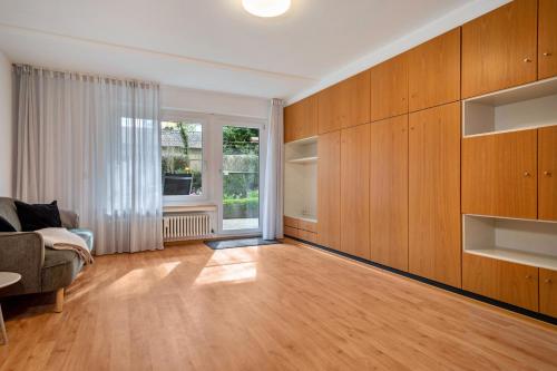 Ruang duduk di Ferienwohnung am Bächler