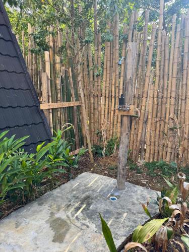 Κήπος έξω από το Leisy's Garden Tiny Cabins
