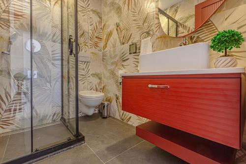 Ένα μπάνιο στο Tulii Rooms