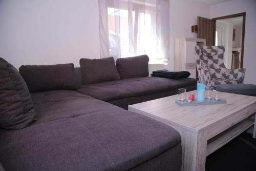O zonă de relaxare la Großzügige Ferienwohnung Aissa Mit Offenem Kamin
