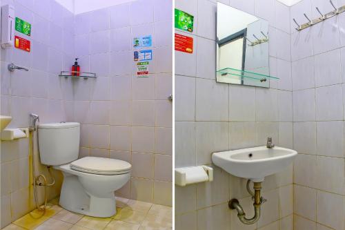 Ένα μπάνιο στο Collection O 92268 Hotel Aero