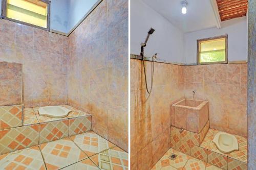 Ένα μπάνιο στο Hotel O Mustika