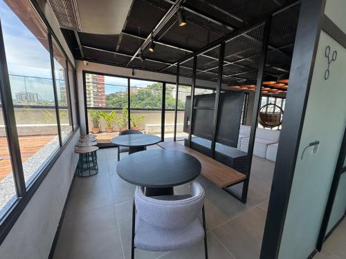 Część wypoczynkowa w obiekcie Studio moderno no Centro do RJ