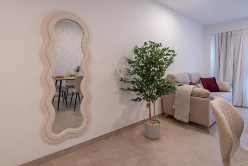Area soggiorno di NUBA apartamentos turísticos