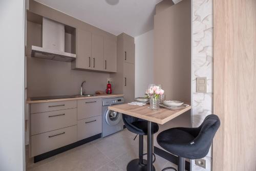 Cucina o angolo cottura di NUBA apartamentos turísticos