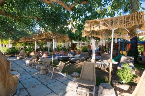 Zahrada ubytování Eva Beach Hotel Lefkada ΙΙ