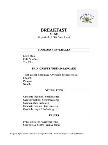 Billede fra billedgalleriet på Maracuja villa Zanzibar i Bwejuu