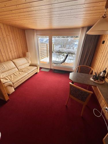 Χώρος καθιστικού στο Adelhome Studio mit Gartensitzplatz