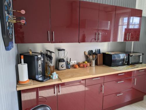 Kuchyň nebo kuchyňský kout v ubytování Chambre privée, parking gratuit