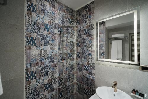 Koupelna v ubytování Golden Hoster Hotel Alexandria