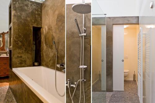 Koupelna v ubytování B&B Domaine Villa Bayard