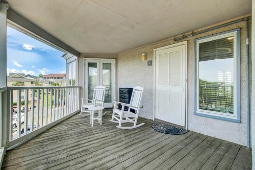 Balkón nebo terasa v ubytování Tidewater H304 by Wild Dunes, Ocean View Condo