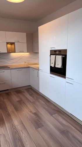 Η κουζίνα ή μικρή κουζίνα στο Sunny Apartment Bojnice