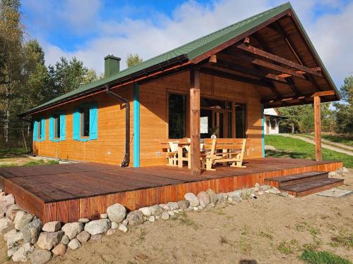 Holiday Home by Lake Wierzchowo with Private Beach